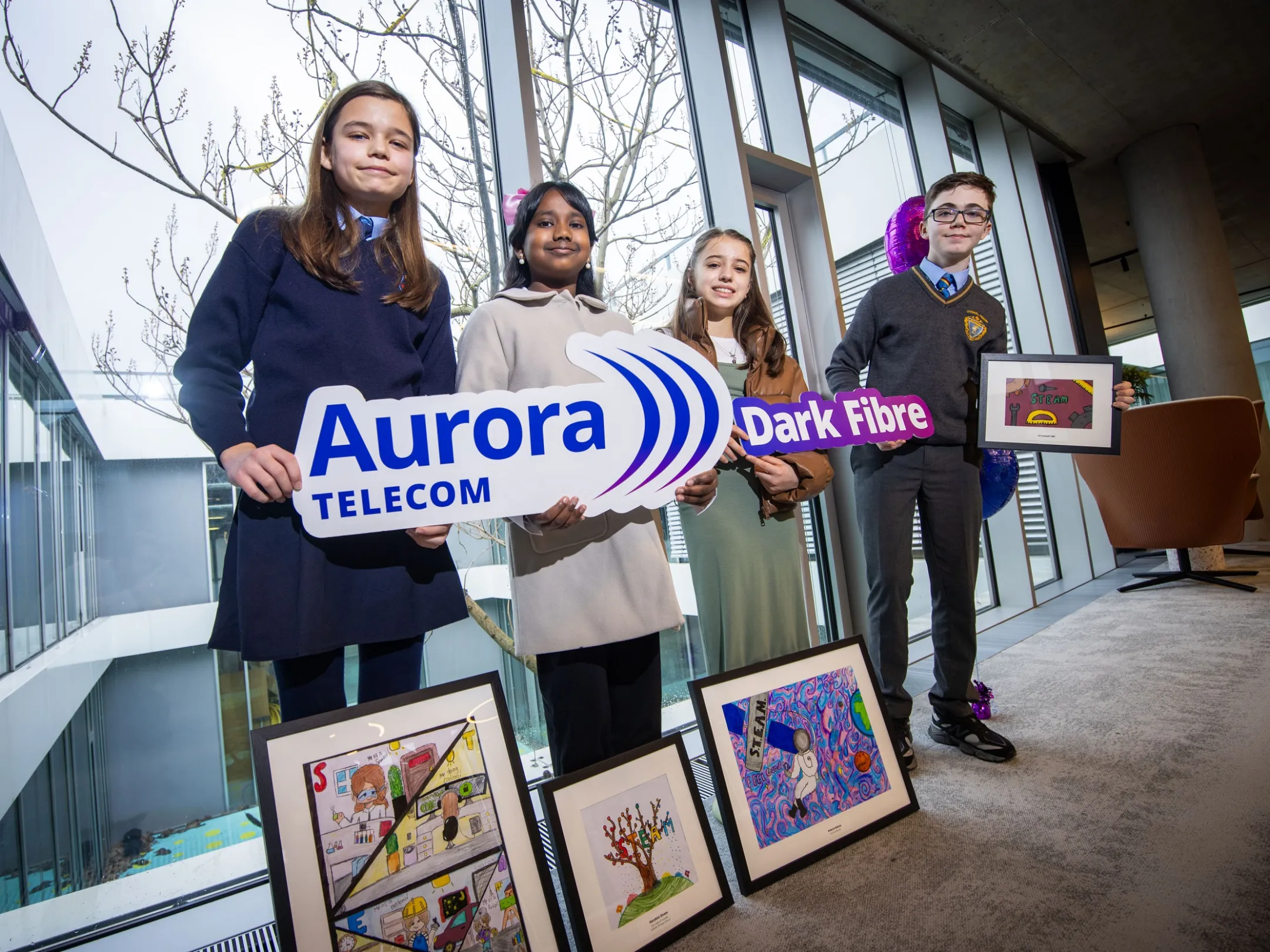 Aurora STEAM event with primary students
