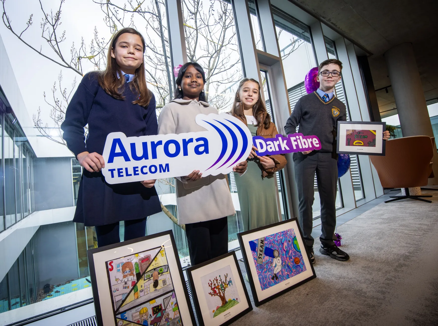 Aurora STEAM event with primary students